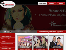 Tablet Screenshot of cobrana.cz